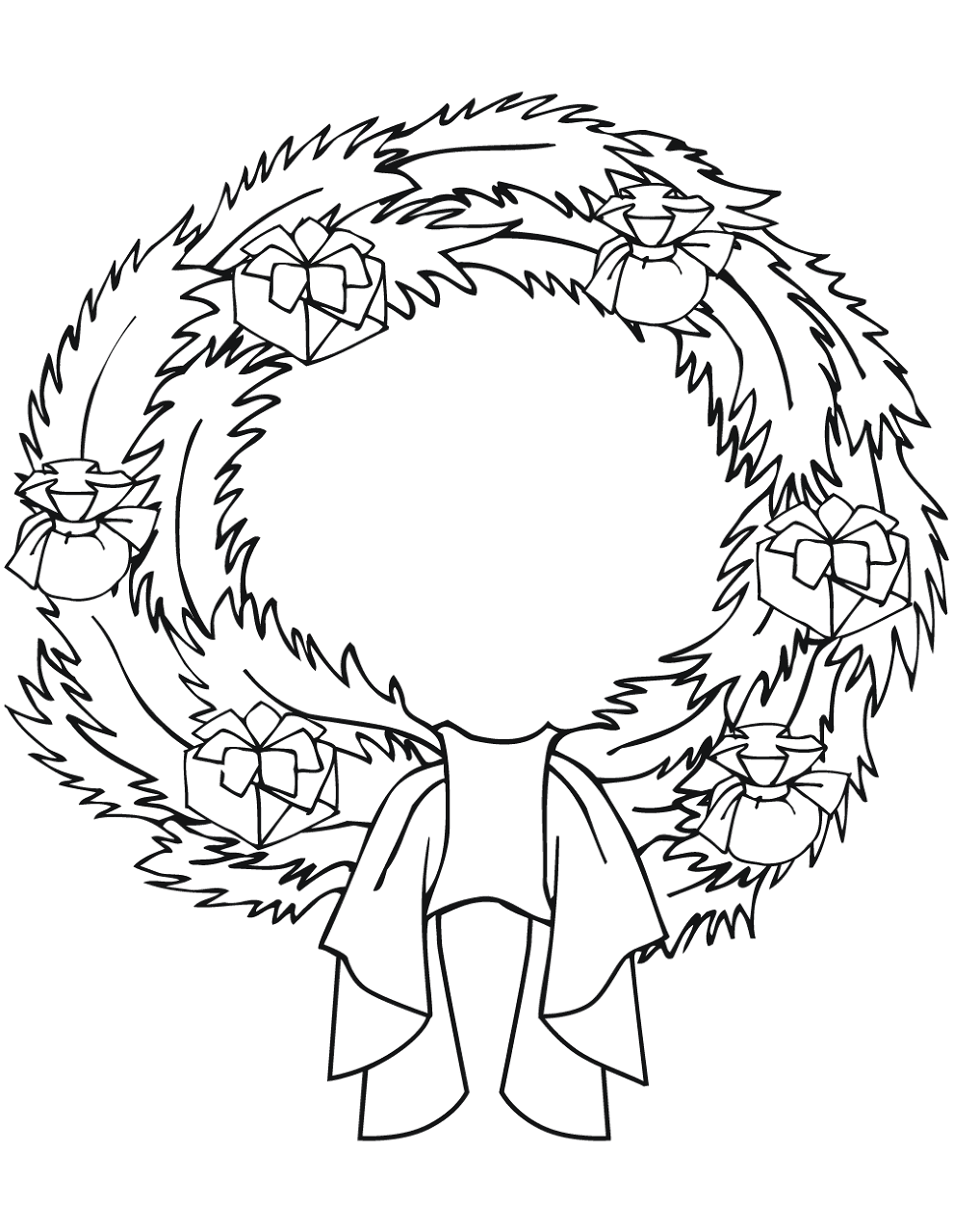 Desenho de Natal para colorir
