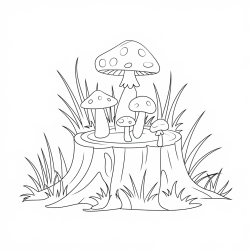 Desenho de Natureza para colorir e imprimir: número 15