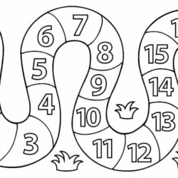 Desenho de Numeros para colorir e imprimir: número 2
