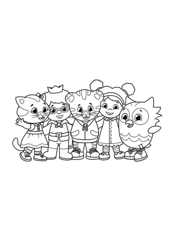 Desenho de Onca para colorir e imprimir: número 1