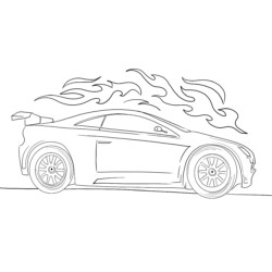 Desenho de Onibus para colorir e imprimir: número 2