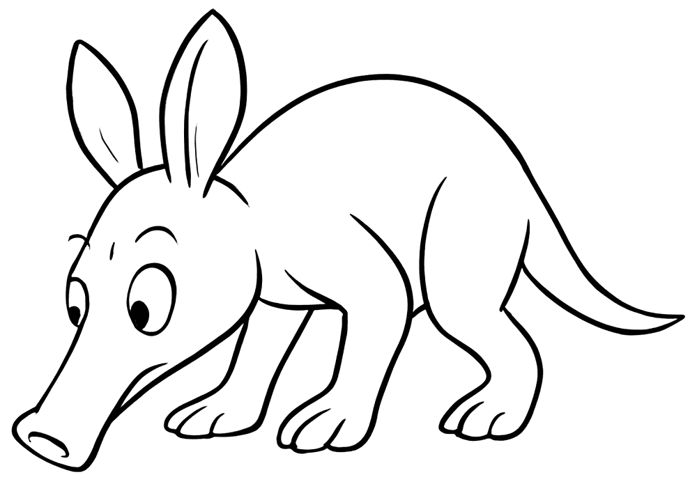 Desenho de Ouriço para colorir e imprimir: número 15