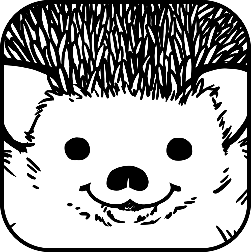 Desenho de Ouriço para colorir
