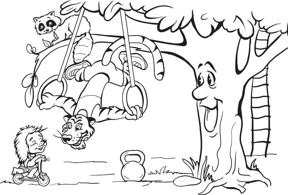 Desenho de Ouriço para colorir