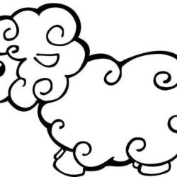 Desenho de Ovelhas para colorir