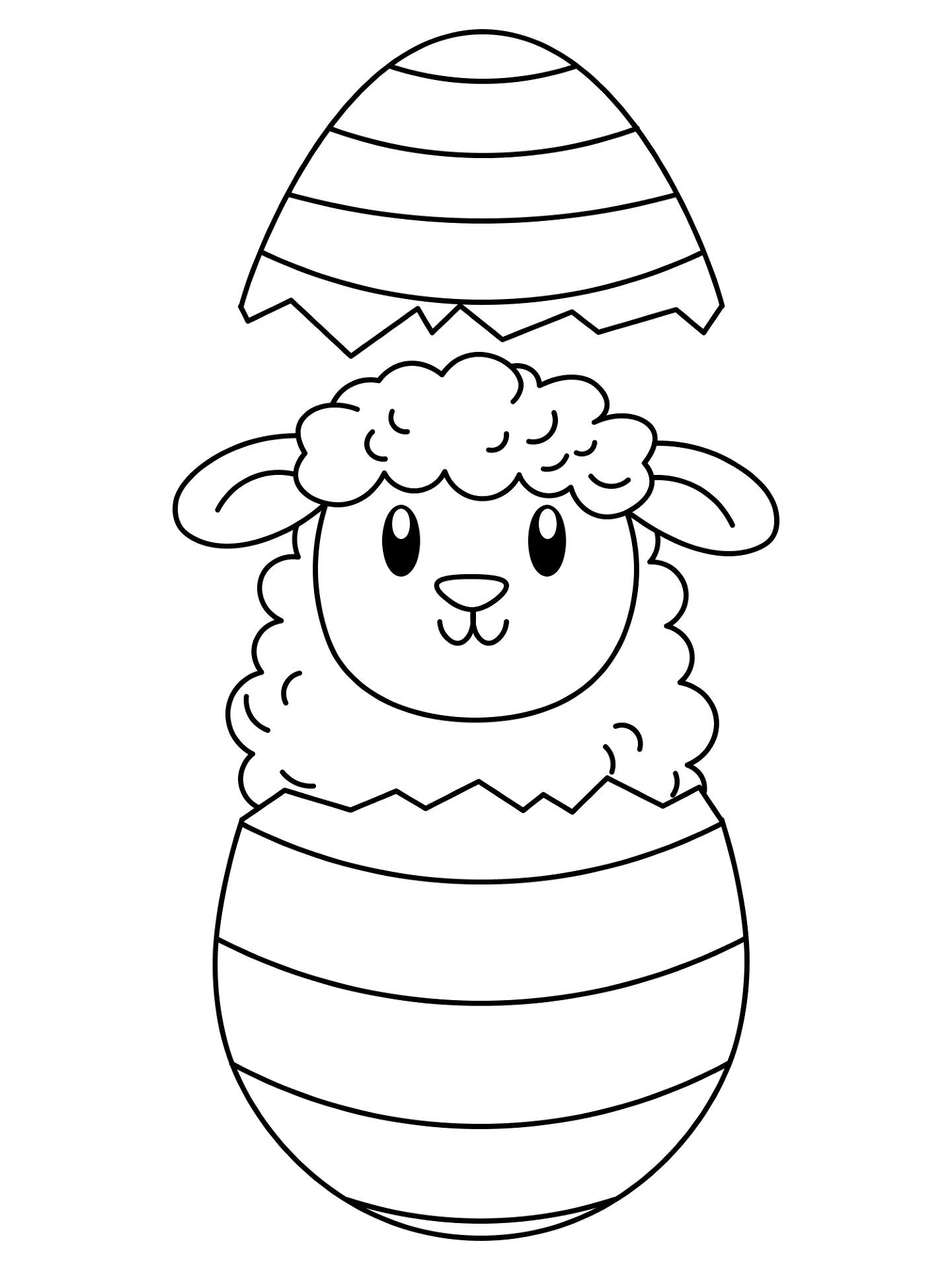 Desenho de Ovelhas para colorir