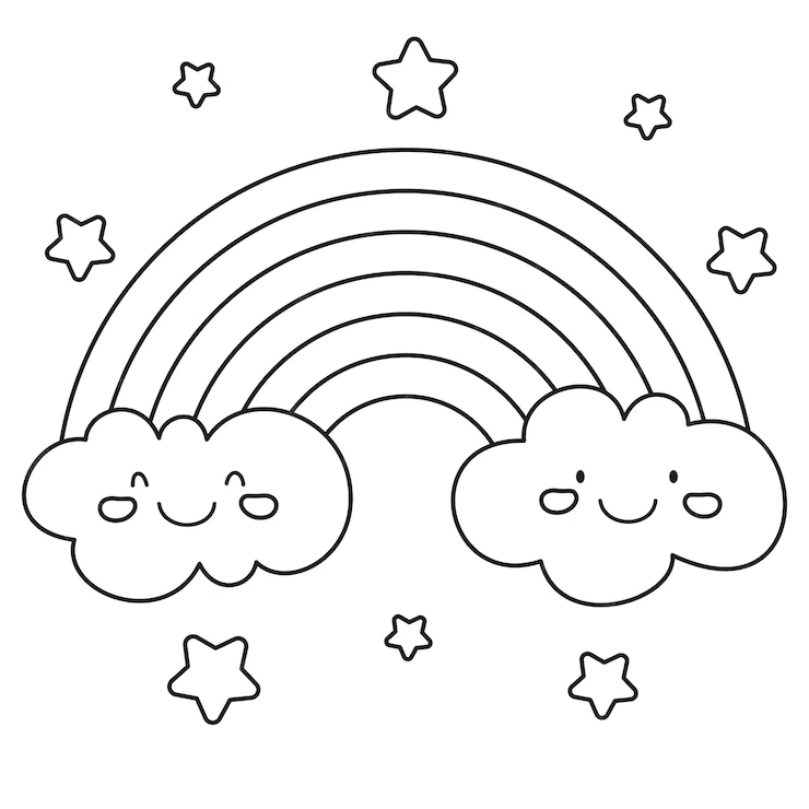 Desenho de Paisagens para colorir e imprimir: número 1