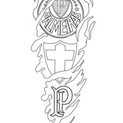 Desenho de Palmeiras para colorir e imprimir: número 2