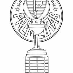 Desenho de Palmeiras para colorir e imprimir: número 5