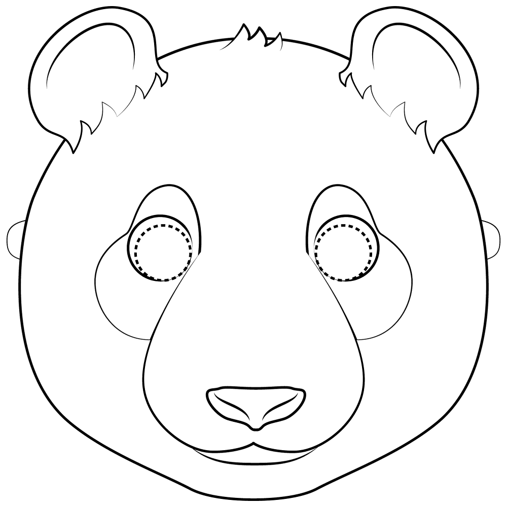Desenho de Panda Gigante para colorir