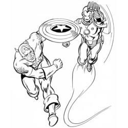 Desenho de Pantera Negra para colorir e imprimir: número 12