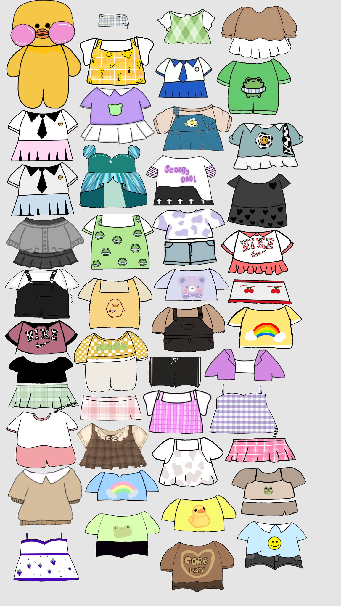 Desenho de Paper Doll para colorir e imprimir: número 4