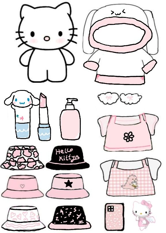 Desenho de Paper Doll para colorir e imprimir: número 10