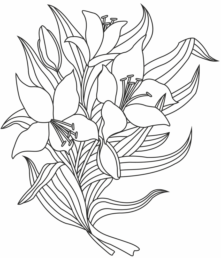 Desenho de Páscoa para colorir e imprimir: número 1