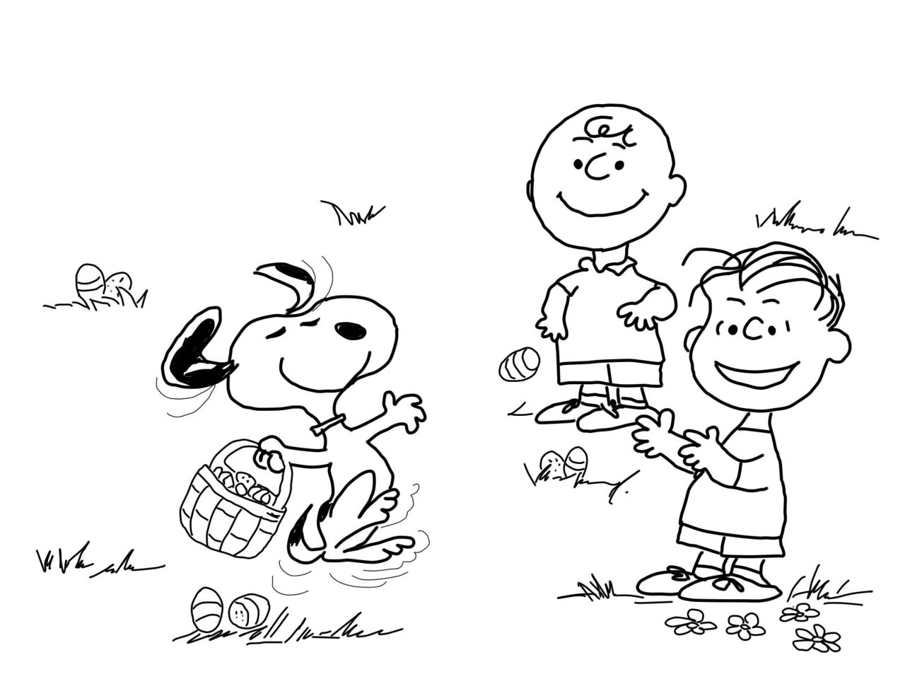 Desenho de Páscoa para colorir e imprimir: número 13