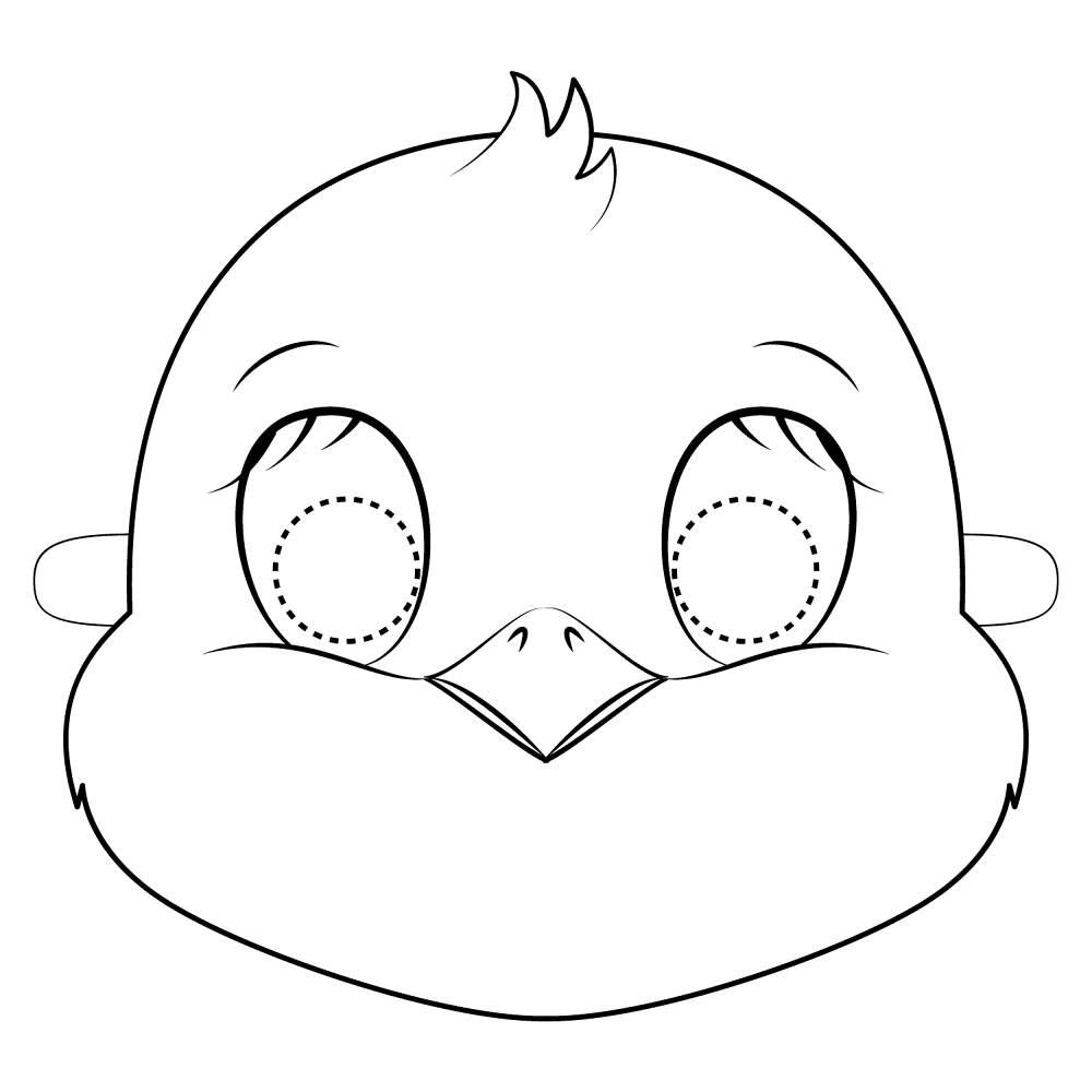 Desenho de Páscoa para colorir e imprimir: número 14