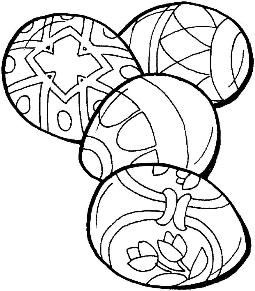 Desenho de Páscoa para colorir e imprimir: número 36