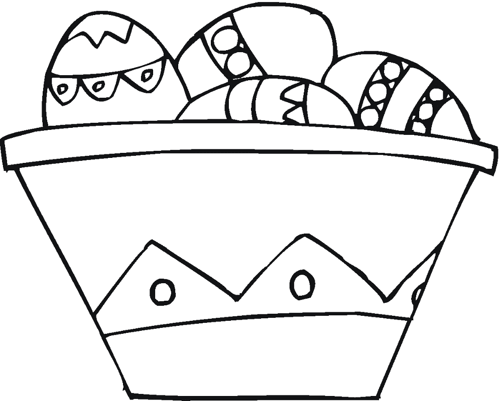 Desenho de Páscoa para colorir e imprimir: número 37