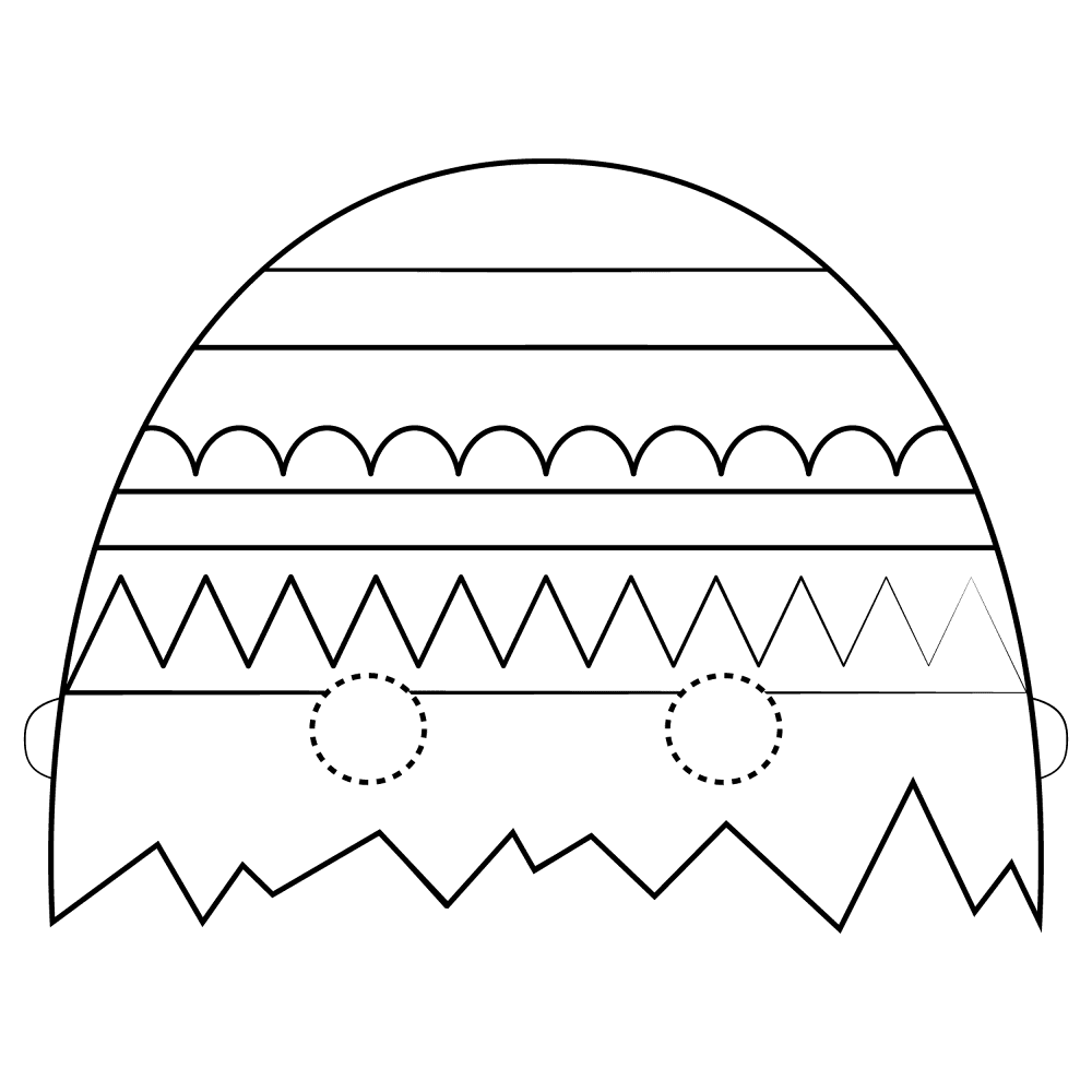 Desenho de Páscoa para colorir