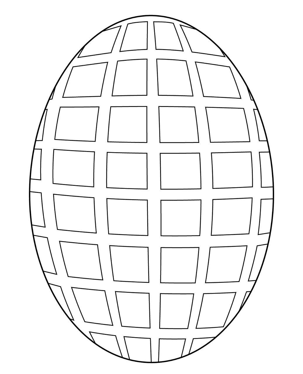 Desenho de Páscoa para colorir
