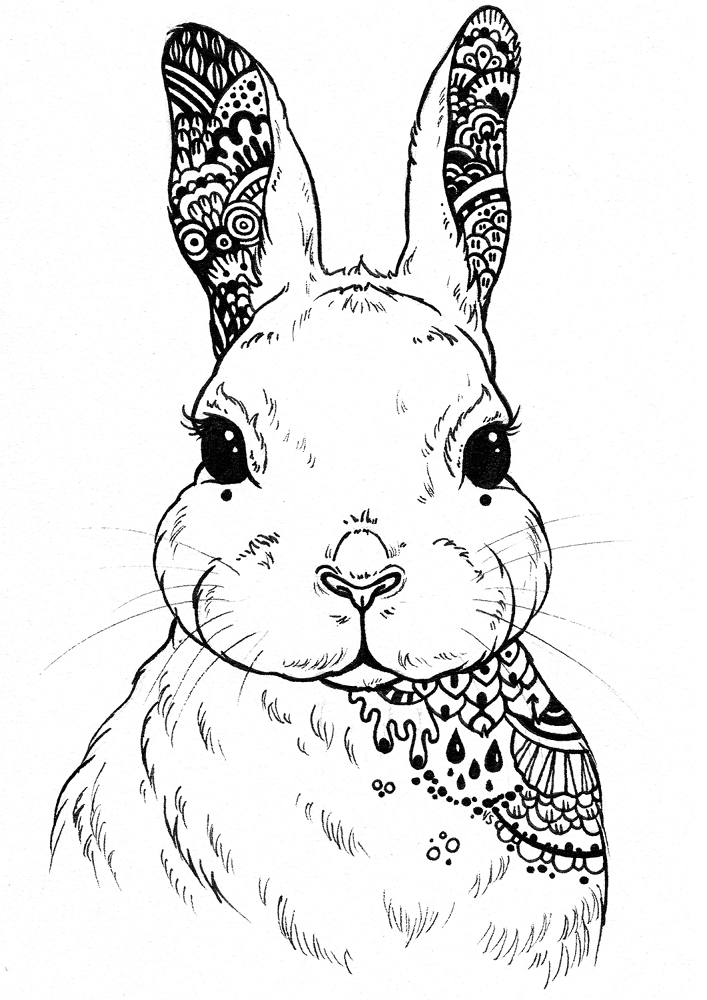 Desenho de Páscoa para colorir