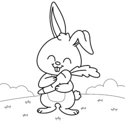 Desenho de Páscoa para colorir
