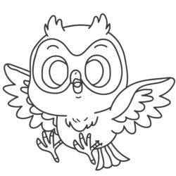 Desenho de Pássaros para colorir e imprimir: número 22