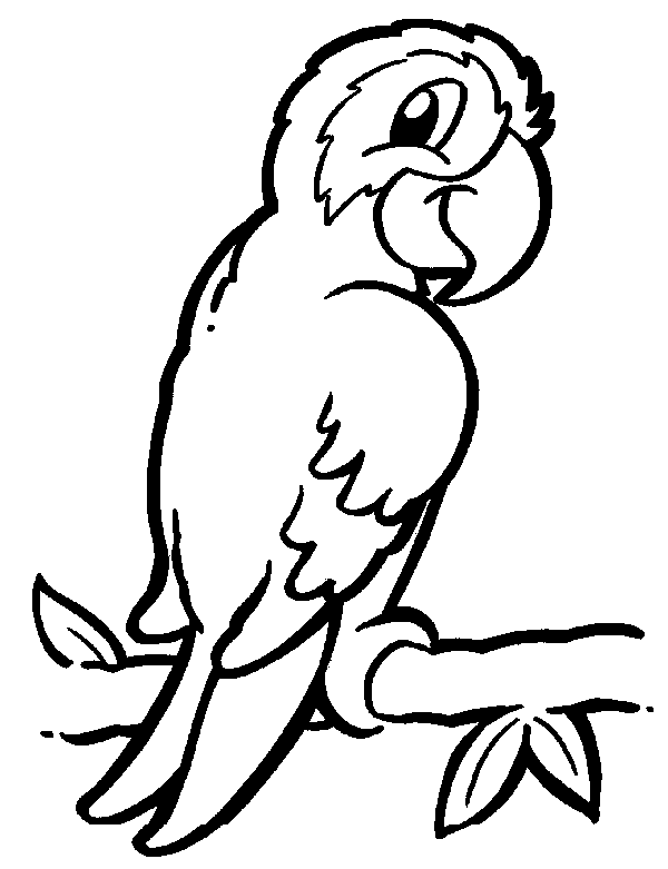 Desenho de Pássaros para colorir e imprimir: número 26