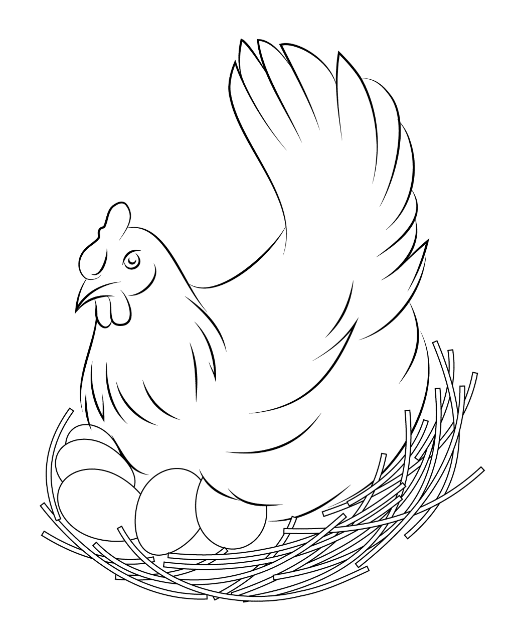Desenho de Pássaros para colorir e imprimir: número 43