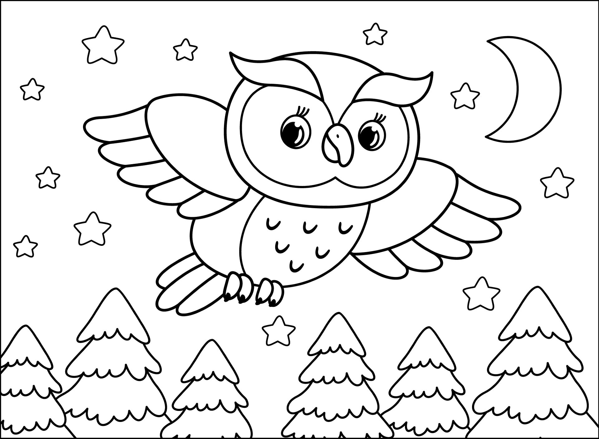 Desenho de Pássaros para colorir