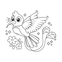 Desenho de Pássaros para colorir