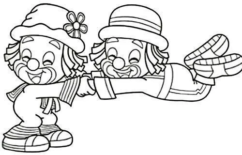 Desenho de Patati Patata para colorir e imprimir: número 13