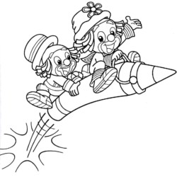 Desenho de Patati Patata para colorir e imprimir: número 16