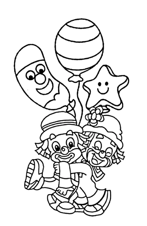 Desenho de Patati Patata para colorir e imprimir: número 18