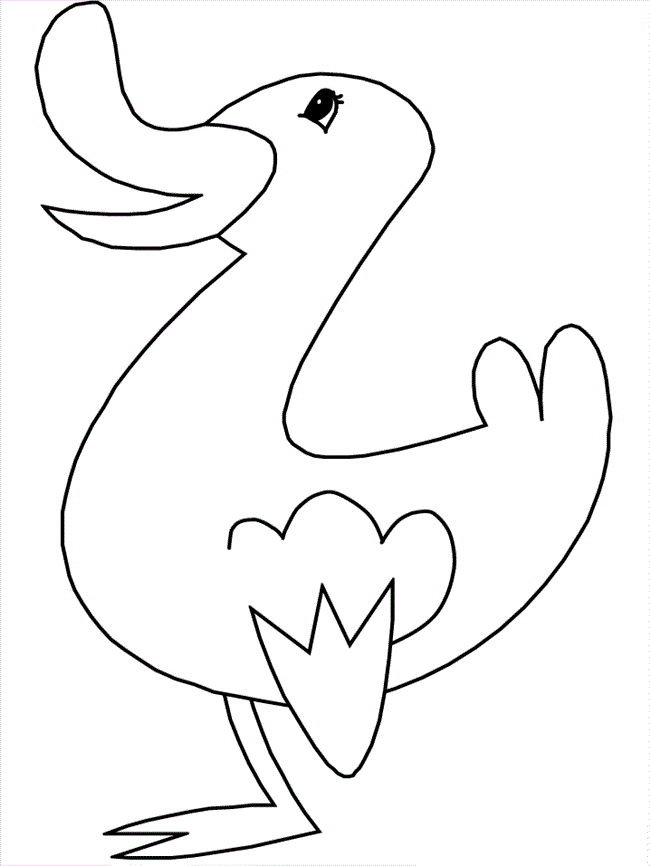 Desenho de Patinhos para colorir e imprimir: número 11