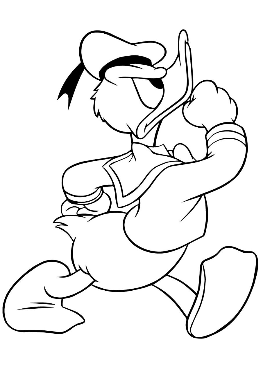 Desenho de Patos para colorir