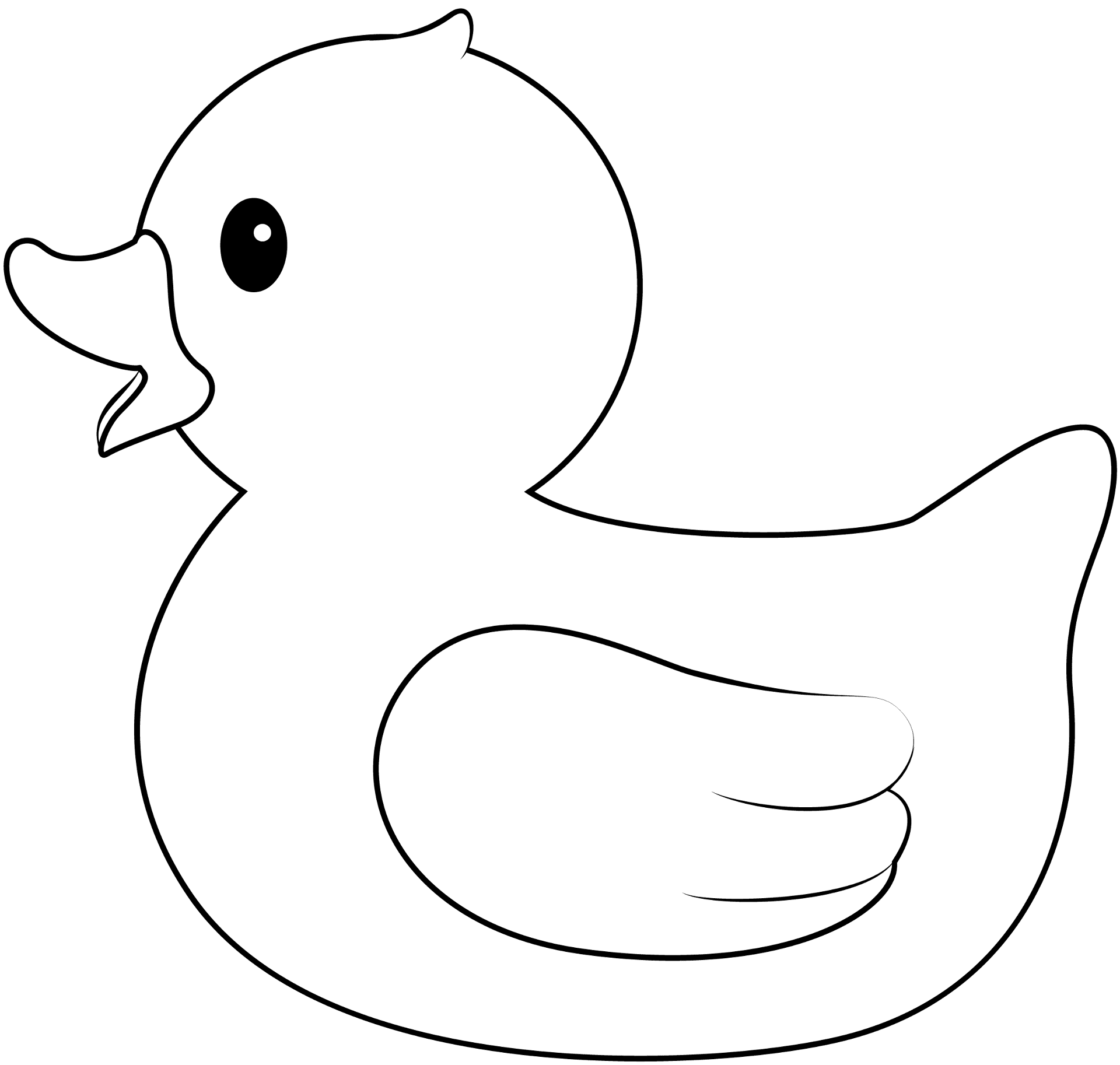 Desenho de Patos para colorir