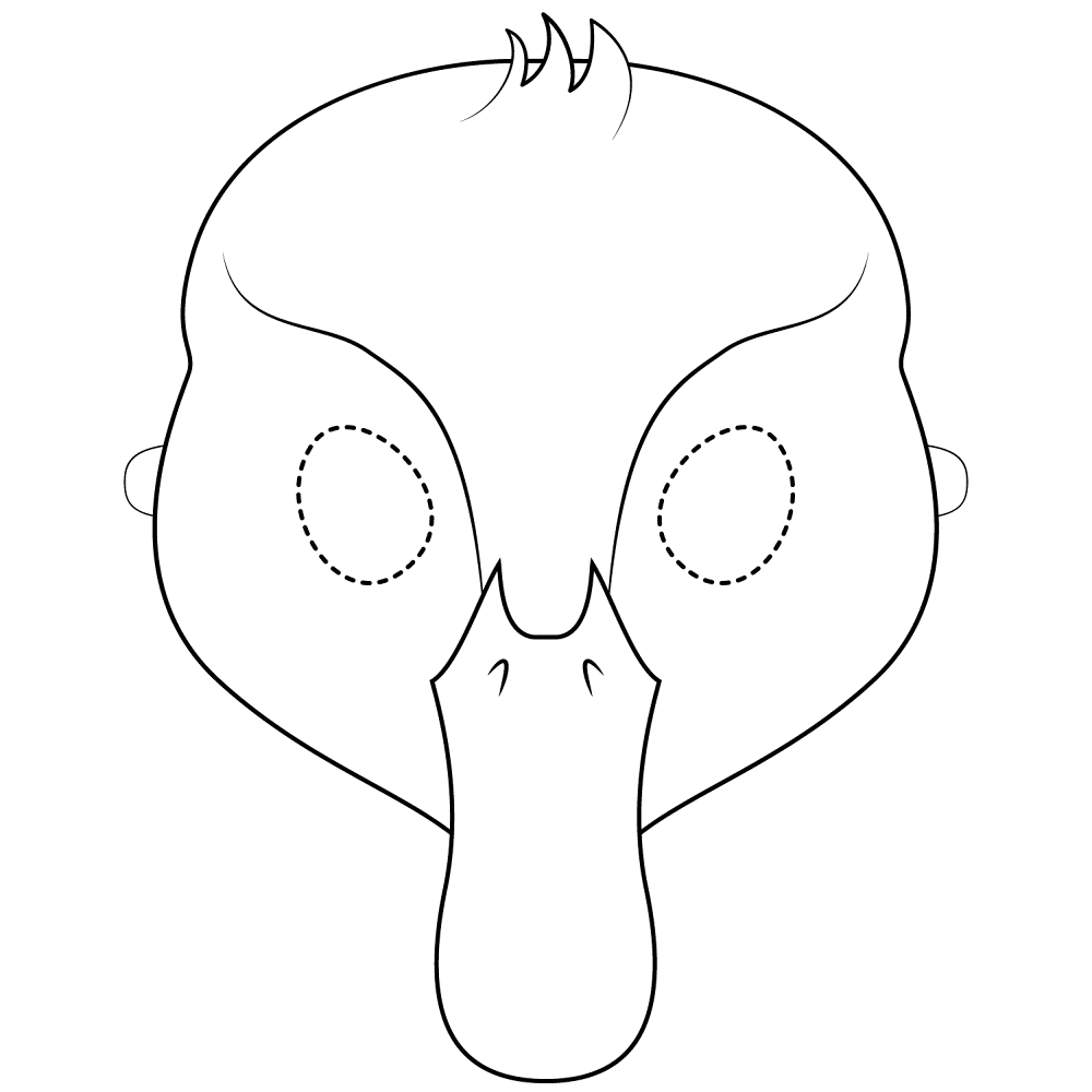 Desenho de Patos para colorir