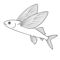 Desenho de Peixes para colorir