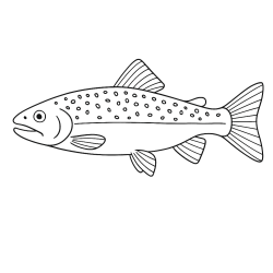 Desenho de Peixes para colorir