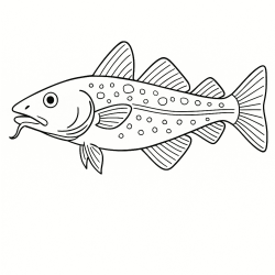 Desenho de Peixes para colorir