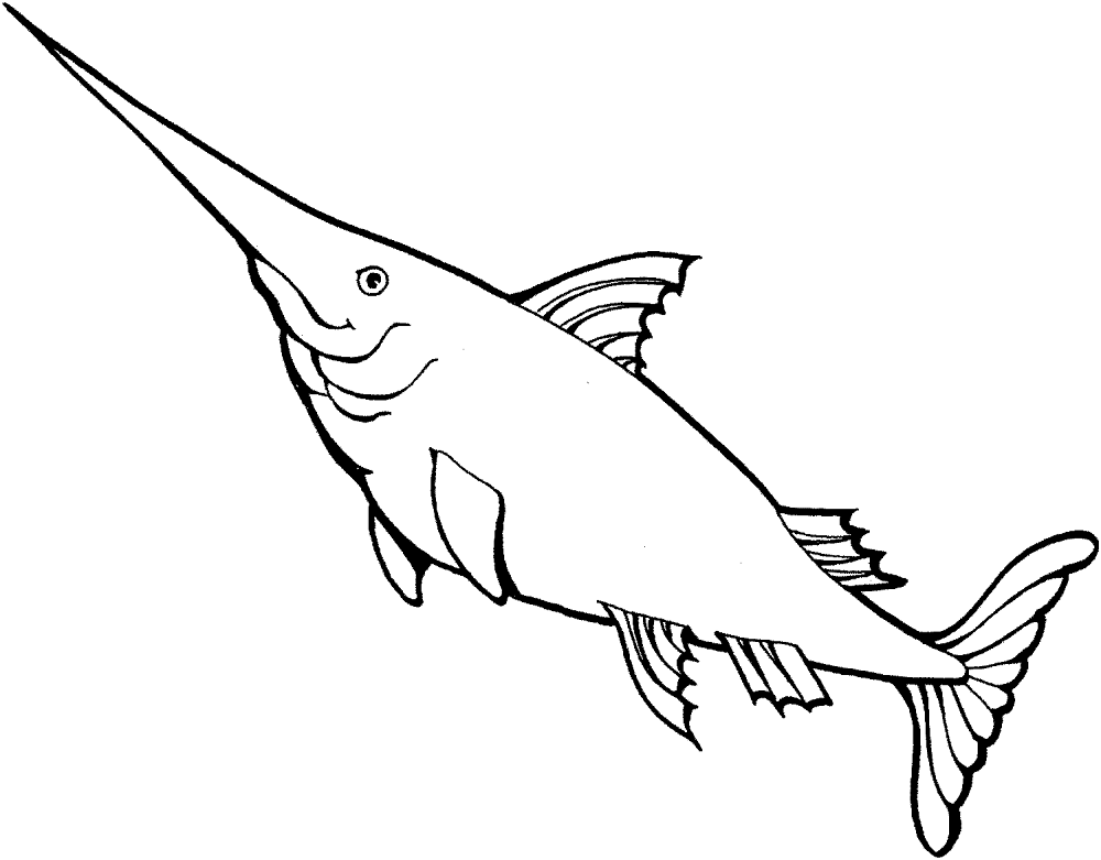 Desenho de Peixes para colorir