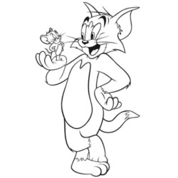 Desenho de Pica Pau para colorir e imprimir: número 13