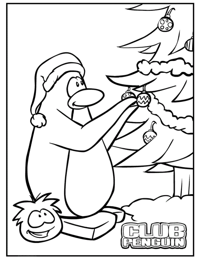 Desenho de Pinguins para colorir e imprimir: número 46