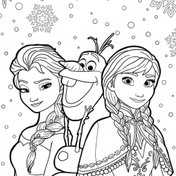 Desenho de Pinguins para colorir