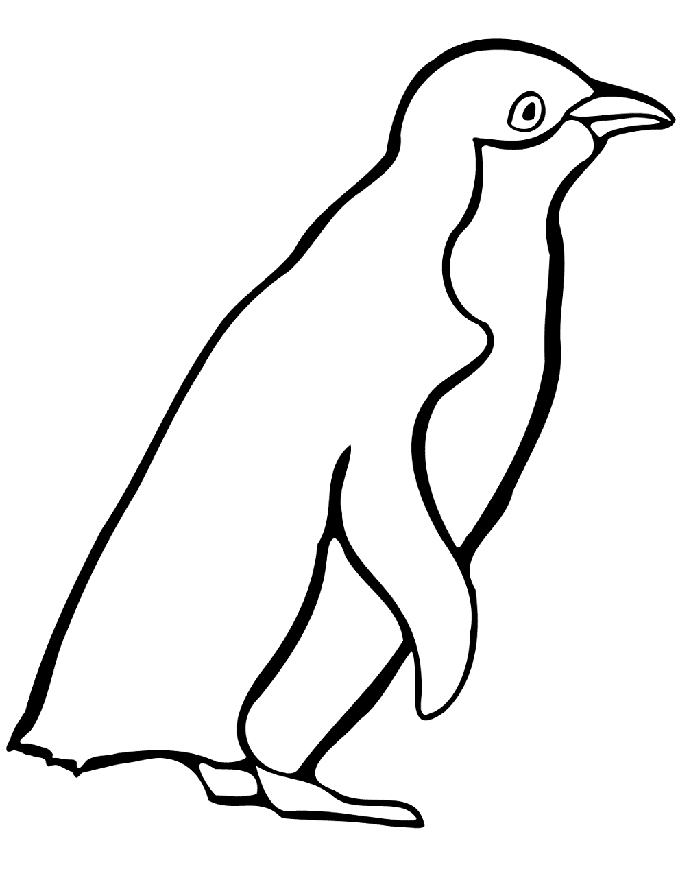 Desenho de Pinguins para colorir