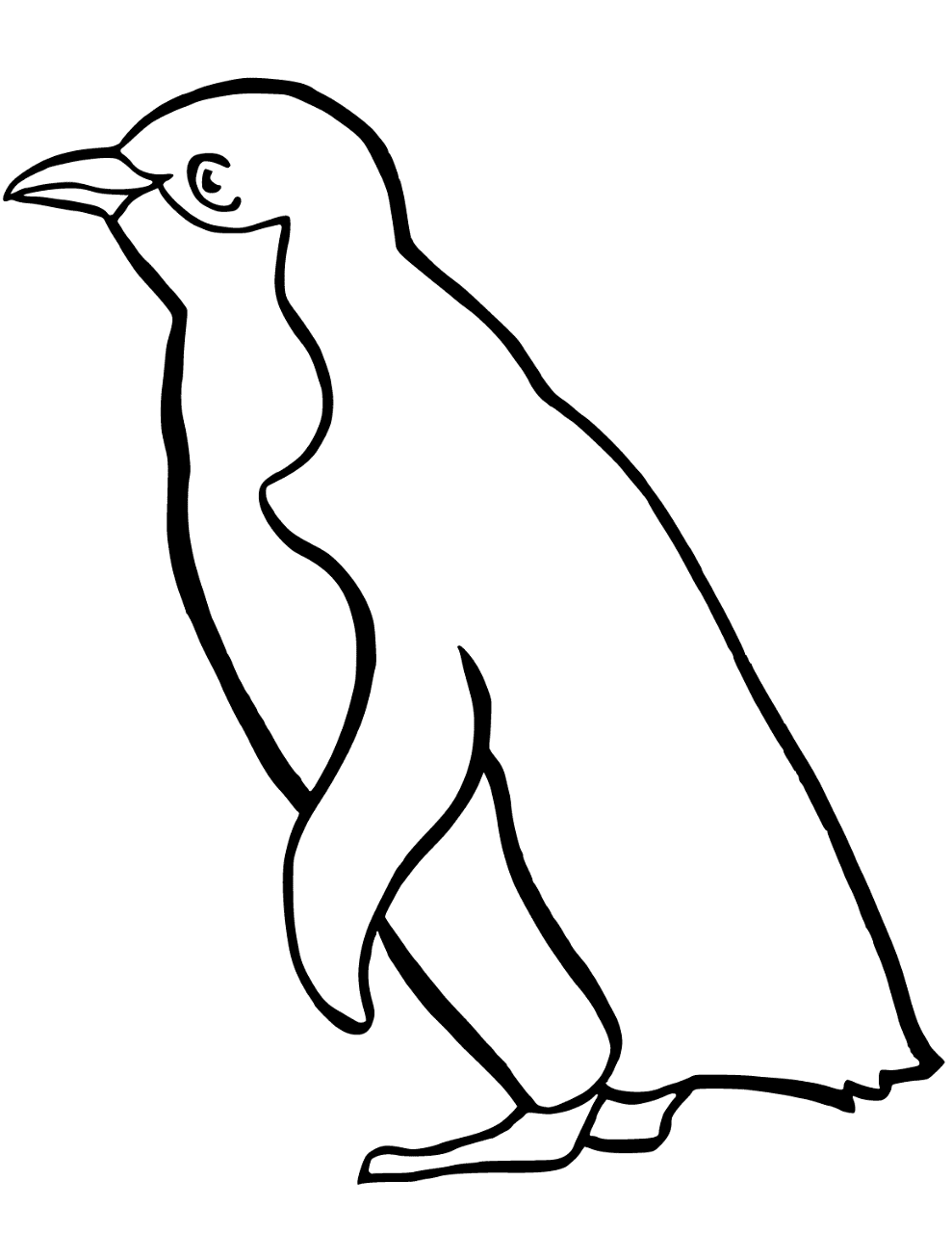 Desenho de Pinguins para colorir