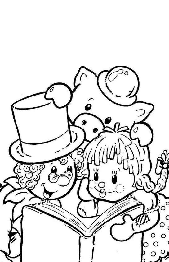 Desenho de Pinoquio para colorir e imprimir: número 1
