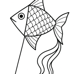 Desenho de Pipa para colorir e imprimir: número 6