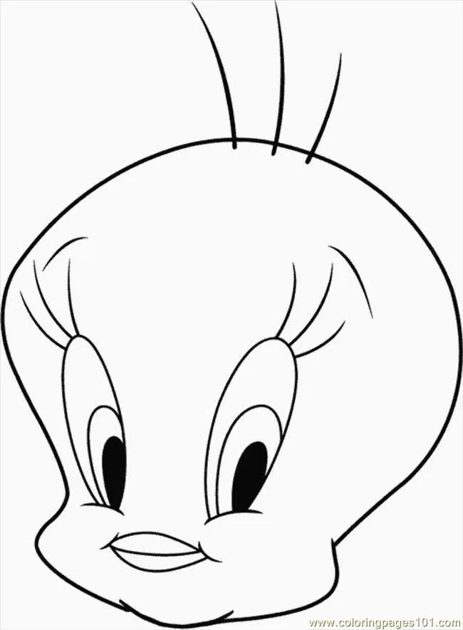 Desenho de Piu Piu para colorir e imprimir: número 5